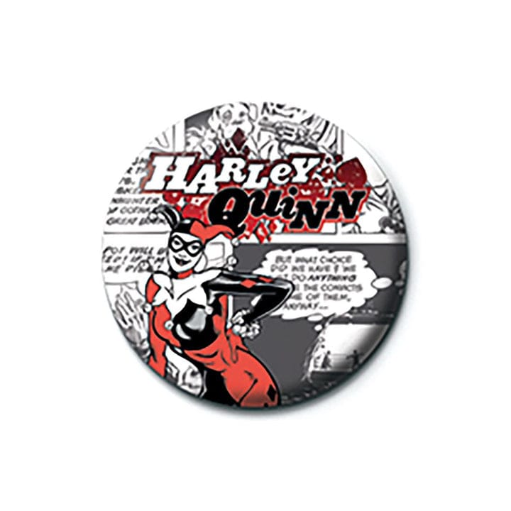 Golden Discs Posters & Merchandise DC Comics (Harley Quinn - Aka) [Badge]