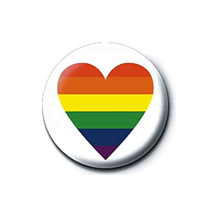 Golden Discs Posters & Merchandise Pride Heart Pin [Badge]