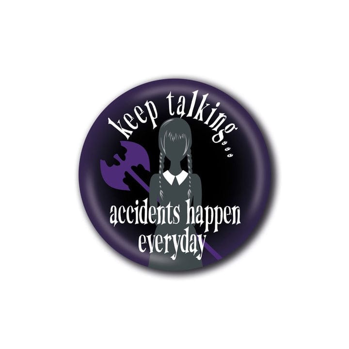 Golden Discs Posters & Merchandise Wednesday (Accidents Happen) Badge