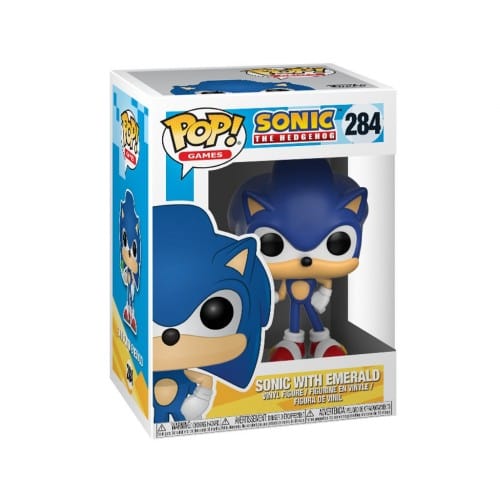 Golden Discs Toys Funko POP! Games Sonic the Hedgehog Sonic With Emerald [Toys]