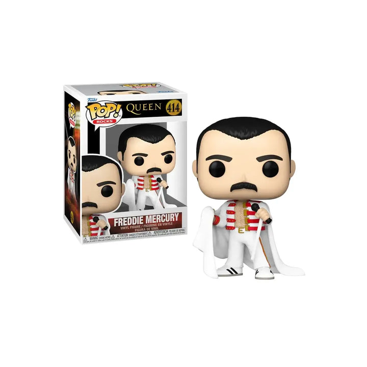 Figura Funko Pop! Freddie Mercury Con Purpurina – Edición Especial Del Cantante De Queen, Coleccionable De Vinilo Con Corona Y Diamantes