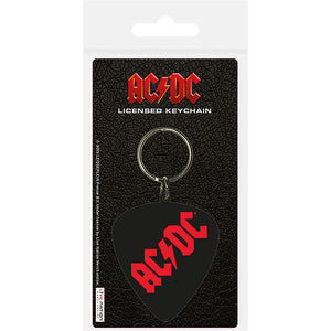 AC/DC (Plectrum) PVC Keychain [Keychain]
