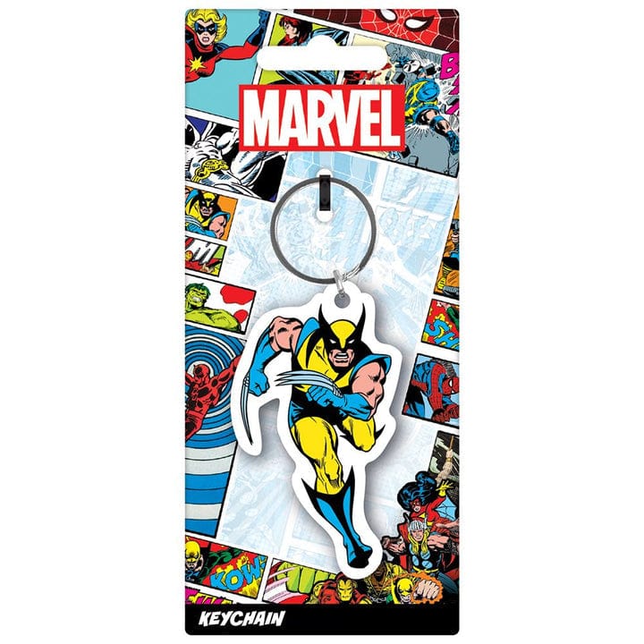 Golden Discs Posters & Merchandise Marvel Comics (Wolverine) Rubber [Keychain]