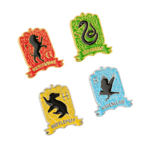 Golden Discs Posters & Merchandise Harry Potter - Hogwarts - 4 Piece Pin Set [Posters & Merchandise]