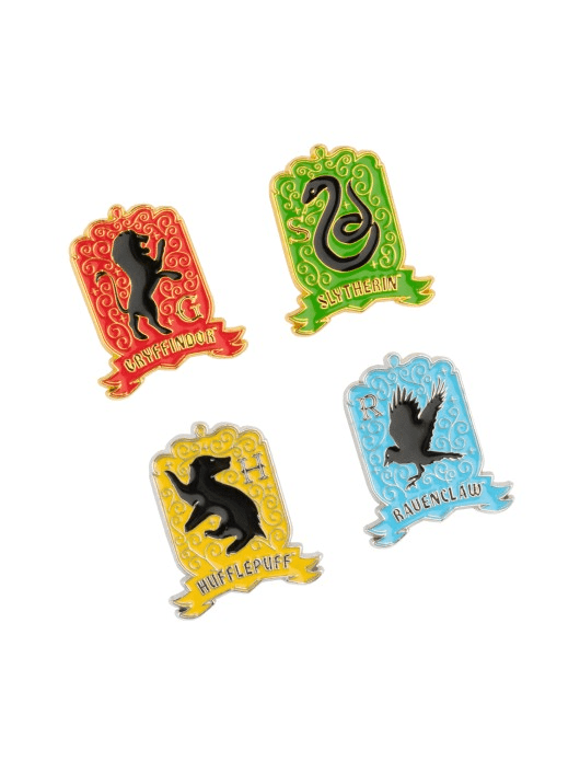 Golden Discs Posters & Merchandise Harry Potter - Hogwarts - 4 Piece Pin Set [Posters & Merchandise]