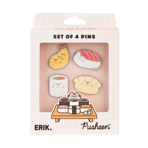 Set Of 4 Pusheen Sushi Roll Pins [Posters & Merchandise]