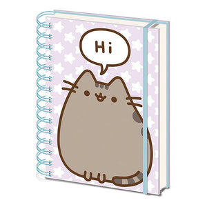 Pusheen (Pusheen Says Hi) A5 Wiro Notebook [Notebook]