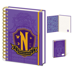 Wednesday (Nevermore Shield) A5 [Notebook]