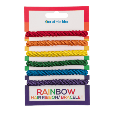 Golden Discs Posters & Merchandise Hair Ribbon/Bracelet, Rainbow Colours [Posters & Merchandise]