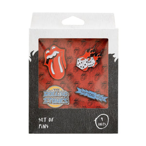 The Rolling Stones 4 Pin Set [Posters & Merchandise]