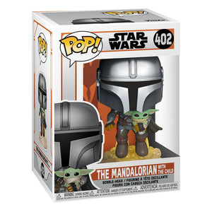 Golden Discs Posters & Merchandise Funko POP! Star Wars: the Mandalorian - Mando Flying With Jet Pack [Toys]
