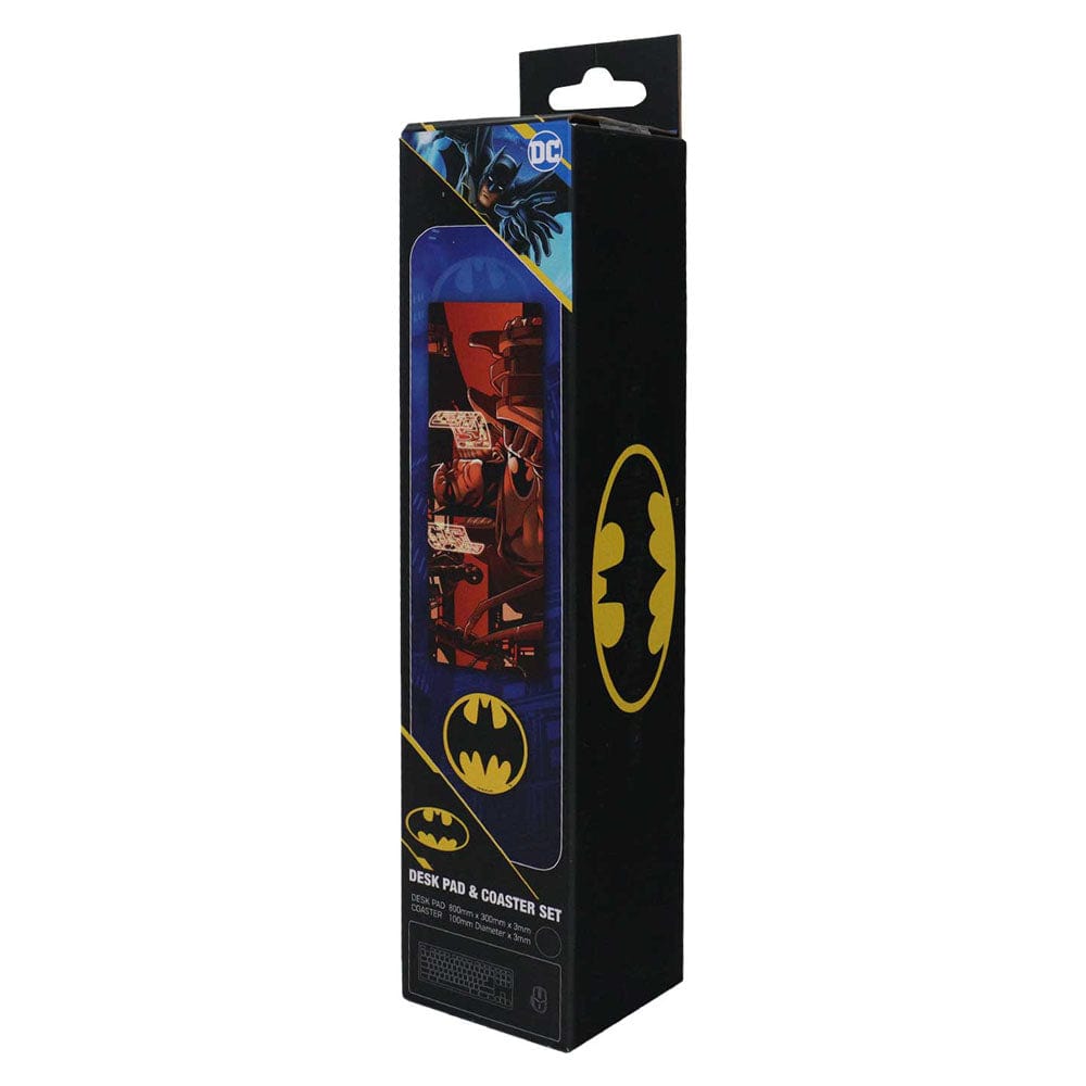 Golden Discs Posters & Merchandise DC Comics: Batman Desk Pad & Coaster Set [Posters & Merchandise]