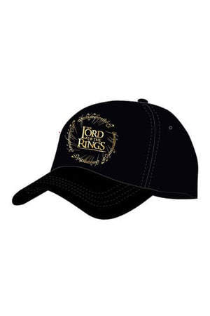 Lord of the Rings Curved Bill Gold Logo Cap [Hat]