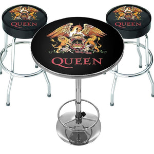Golden Discs Posters & Merchandise Queen - Crest Bar Set [Bar Stool]