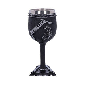 Golden Discs Posters & Merchandise Metallica Black Album Wine Glass, 18cm [Goblet]