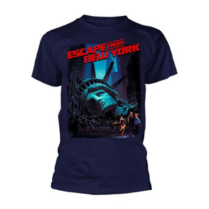 Golden Discs T-Shirts Escape From New York - Navy - Small [T-Shirts]