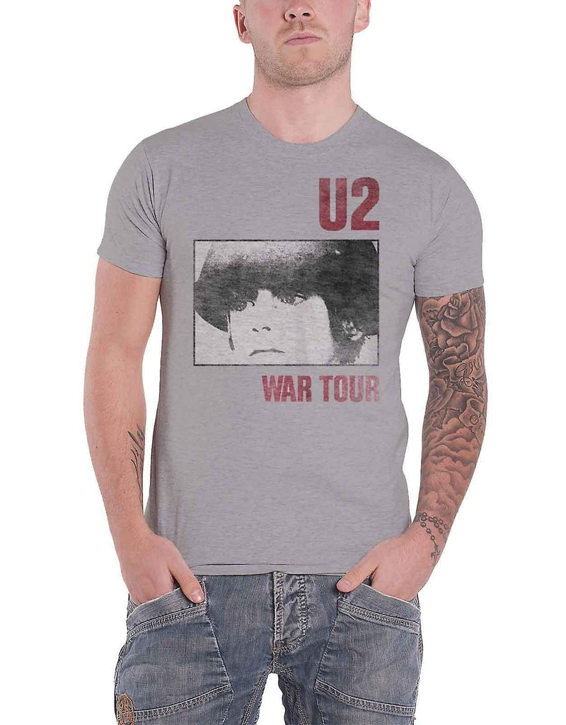 Golden Discs T-Shirts U2 War Boy Tour Band Logo - X-Large [T-Shirts]
