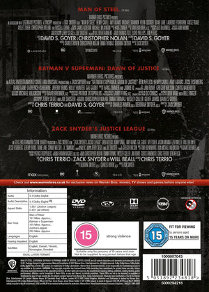 Golden Discs DVD ZACK SNYDER'S JUSTICE LEAGUE TRILOGY [Boxsets]