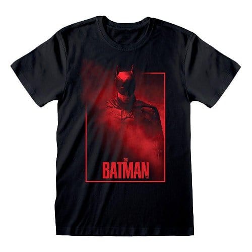 Golden Discs T-Shirts The Batman Red Smoke Unisex - XL [T-Shirts]