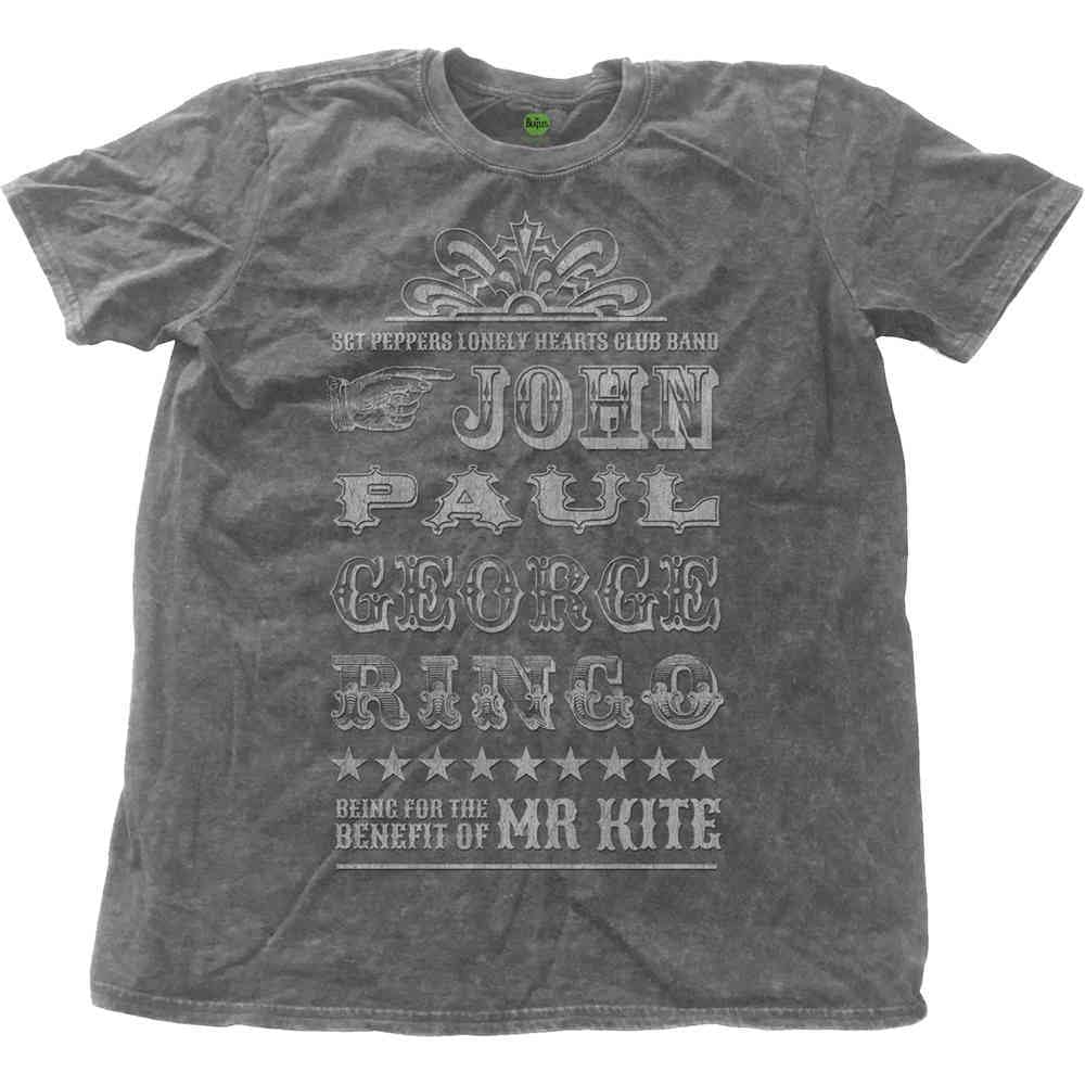 Golden Discs T-Shirts The Beatles: Mr Kite - Grey - Large [T-Shirts]