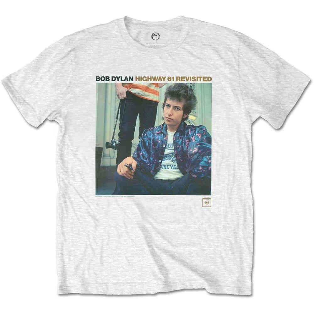 Golden Discs T-Shirts Bob Dylan: Highway 61 Revisited White - Large [T-Shirts]