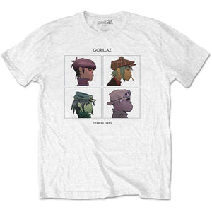 Golden Discs T-Shirts Gorillaz - Demon Days. White - Large [T-Shirts]
