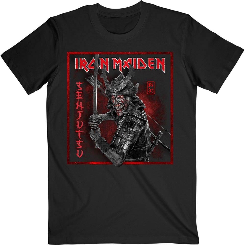 Golden Discs T-Shirts Iron Maiden Senjutsu - Red - Small [T-Shirts]