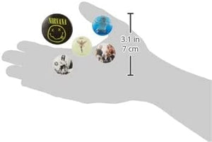 Golden Discs Posters & Merchandise Nirvana Badge Pack [Badge]