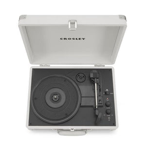 Golden Discs Tech & Turntables Crosley Cruiser Plus Portable Turntable (White Sand) [Tech & Turntables]