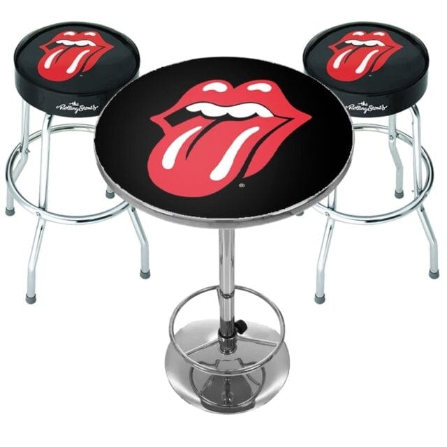 Golden Discs Bar Stool Rolling Stones - Tongue Table Set [Bar Stool]