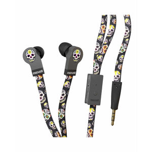 Golden Discs Accessories Maxell Flat Wire Earphones - Skull [Accessories]