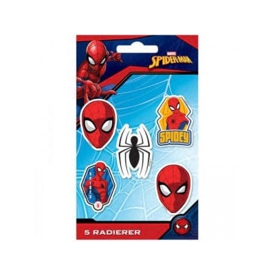 Golden Discs Stationery Marvel Spiderman - Eraser Set [Stationery]