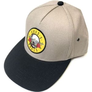 Golden Discs Posters & Merchandise GUNS 'N' ROSES - UNISEX SNAPBACK CAP: CIRCLE LOGO [Hat]