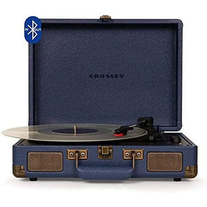 Golden Discs Tech & Turntables Crosley Cruiser Plus - Bluetooth Turntable (Navy) [Tech & Turntables]