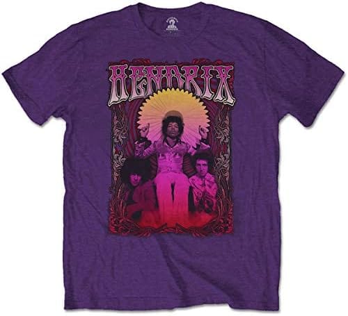 Golden Discs T-Shirts Jimi Hendrix Karl Ferris Wheel - Purple - Large [T-Shirts]
