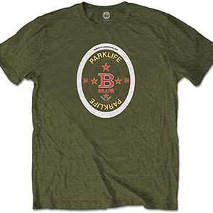 Golden Discs T-Shirts BLUR PARKLIFE BEERMAT - GREEN - 2XL [T-Shirts]