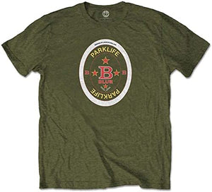Golden Discs T-Shirts BLUR PARKLIFE BEERMAT - GREEN - 2XL [T-Shirts]
