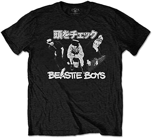 Golden Discs T-Shirts The Beastie Boys: Check Your Head Japanese Logo - Black - Large [T-Shirts]