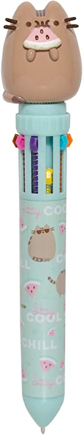 Golden Discs Posters & Merchandise 10 in 1 Ballpoint Pen With 3D Pusheen Topper [Stationery]