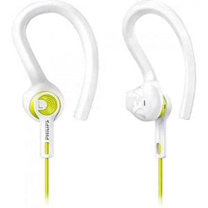 Golden Discs Accessories Philips ActionFit SHQ1400LF Ear-hook earbuds - Lime / White [Accessories]