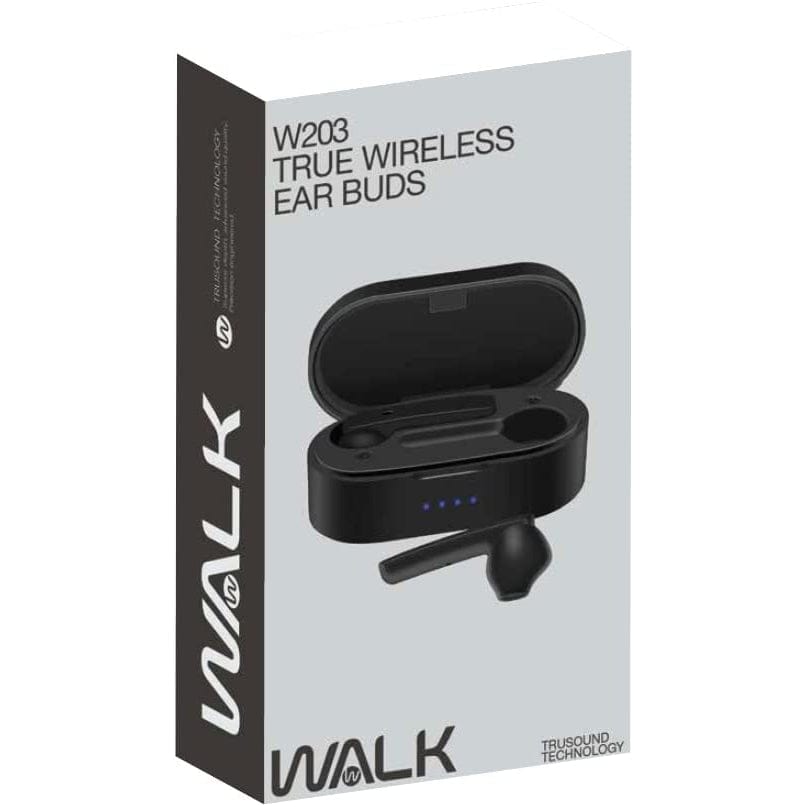 Golden Discs Accessories Walk Audio True Wireless In Ear Earphones/In Ear Headphones Plus Cleaning Kit with Bass Boost TruSound Technology [Accessories]