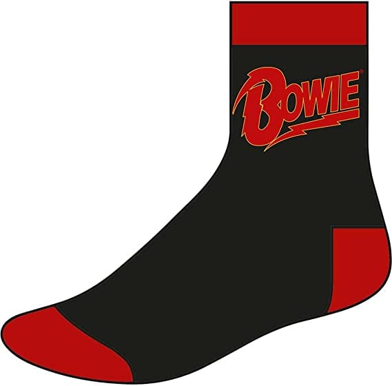 Golden Discs Posters & Merchandise Bowie Flash Logo [Socks]