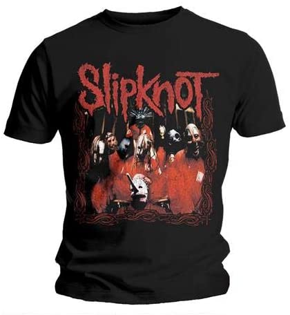 Golden Discs T-Shirts Slipknot Band Frame -  Black - Medium [T-Shirts]