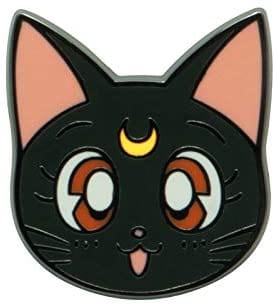 Golden Discs Badges Sailor Moon Pin Luna [Badges]