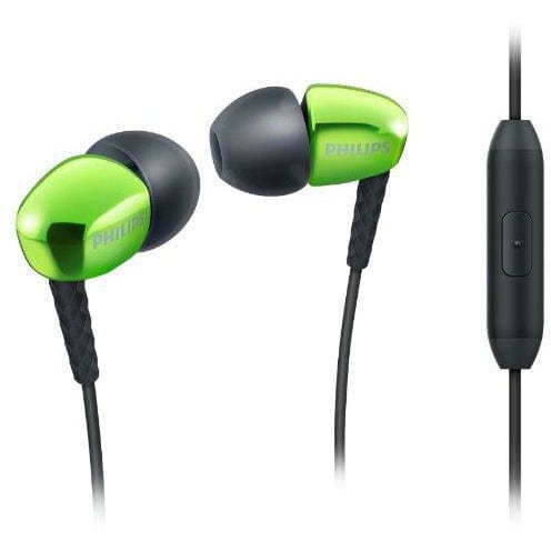Golden Discs Accessories Philips In Ear with Mic, Green [Accessories]