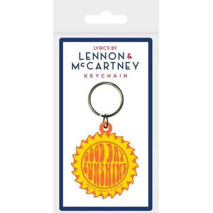 Golden Discs Posters & Merchandise Lennon And Mccatney Lyrics - Good Day Sunshine [Keychain]