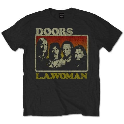 Golden Discs T-Shirts The Doors La Woman - Black - Large [T-Shirts]