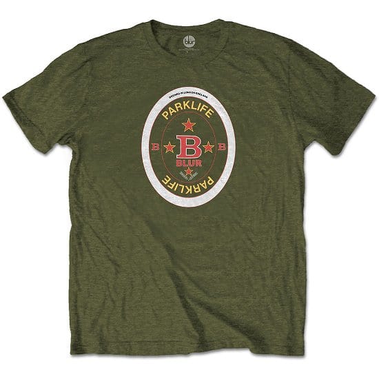 Golden Discs T-Shirts BLUR: PARKLIFE BEERMAT - GREEN - Large [T-Shirts]