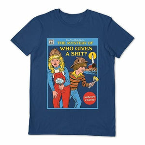 Golden Discs T-Shirts Steven Rhodes: Who Gives A Sh*T - Navy - Small [T-Shirts]