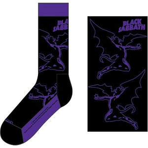 Golden Discs Posters & Merchandise Black Sabbath Socks Logo and Demon [Socks]